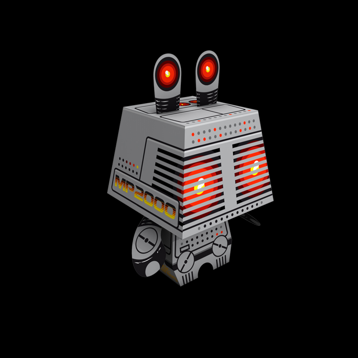 Papertoy robot